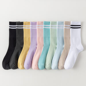 Sports Stripes Breathable To Avoid Slippery Socks For Running