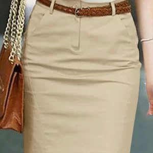 ZANZEA Summer Elegant OL Work Mini Skirts Women Fashion Solid Pencil Skirt Casual Office Bodycon Skirt Female Party Faldas Saia